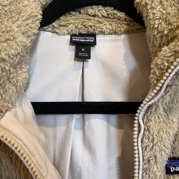 Patagonia Los Gatos Fleece Vest Khaki Tan Size M - Picture 3 of 4